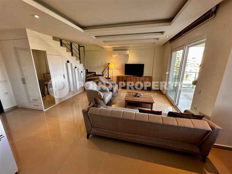 Стильный дуплекс 120 м² в Авсалларе: комфорт и великолепный вид на море-id-8587-фото-3