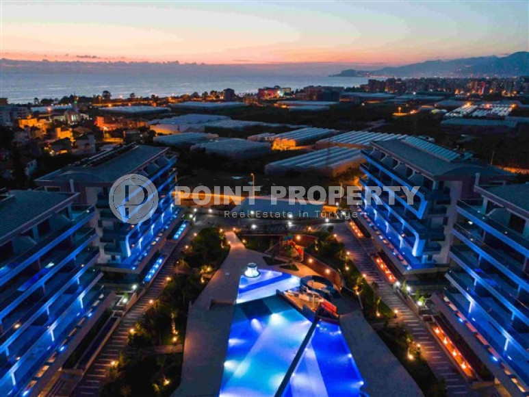 Стильный садовый дуплекс 3+1, 240м², в элитном комплексе района Каргыджак, Алания-id-1670-фото-40