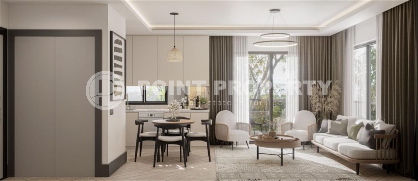 Готовые квартиры 1+1 в новом проекте в районе Алтынташ, Анталья-id-8597-photo-3