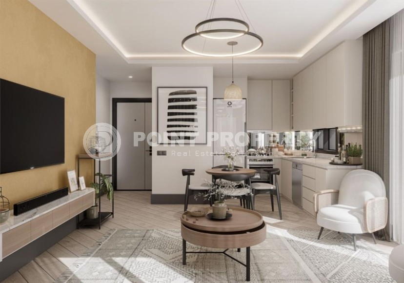 Готовые квартиры 1+1 в новом проекте в районе Алтынташ, Анталья-id-8597-photo-4