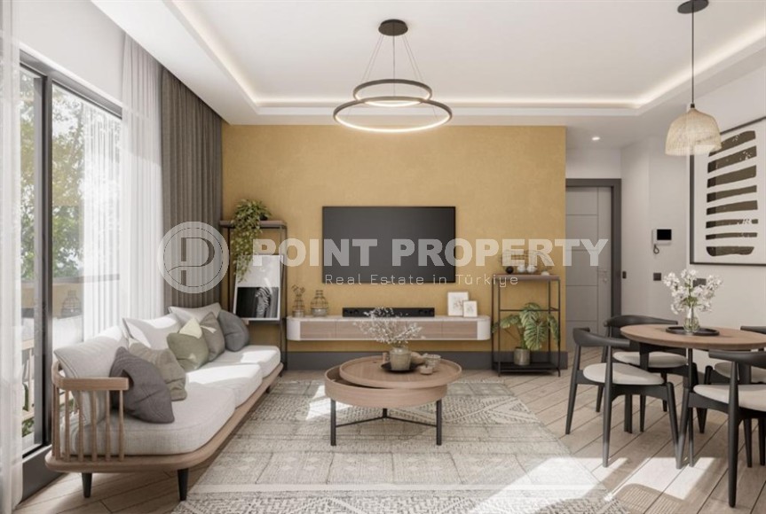 Готовые квартиры 1+1 в новом проекте в районе Алтынташ, Анталья-id-8597-photo-5