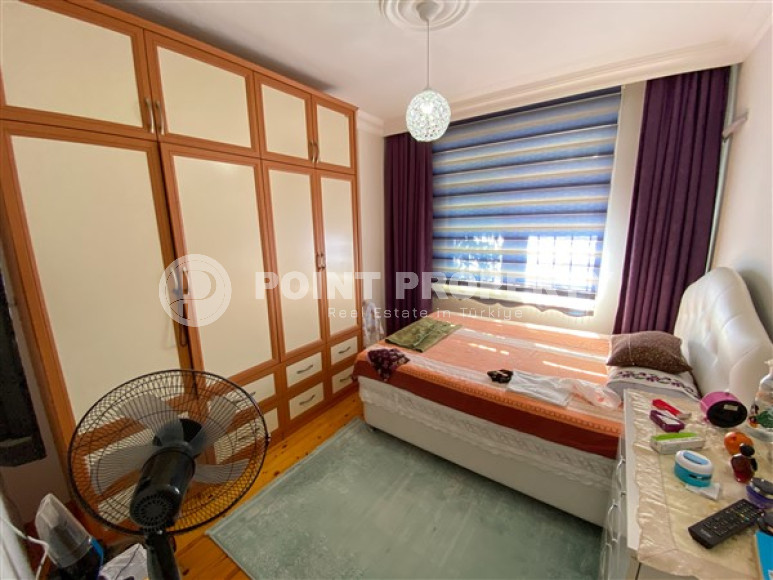 Меблированная квартира двумя спальнями, 95м², в доме городского типа в центре Алании-id-1671-фото-16