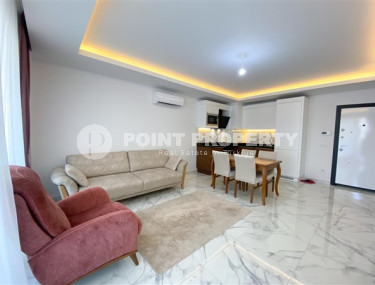 Двухкомнатная квартира, 60м² в центре Алании, в современном комплексе с инфраструктурой-id-1672-фото-2