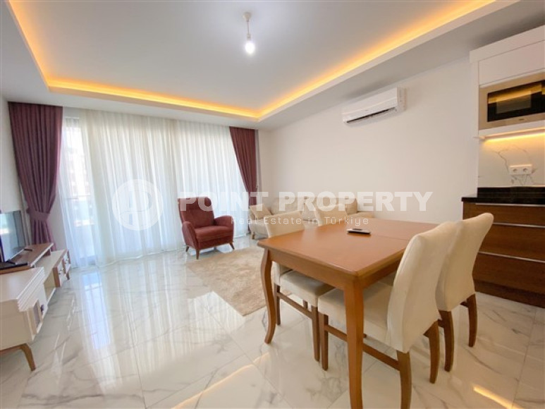 Двухкомнатная квартира, 60м² в центре Алании, в современном комплексе с инфраструктурой-id-1672-фото-4