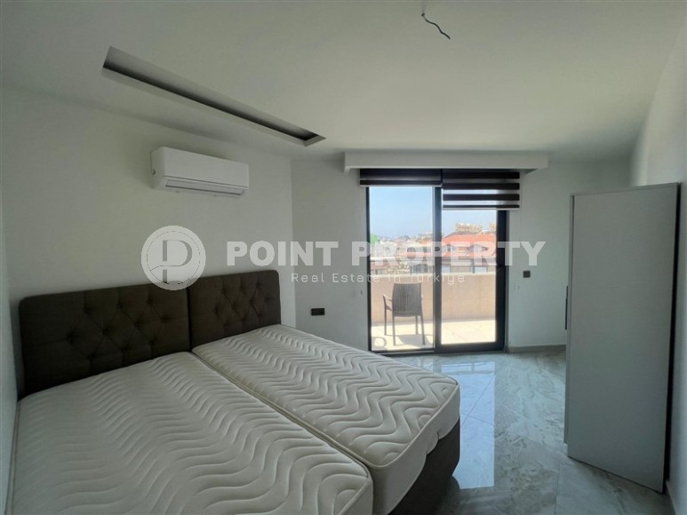 Меблированный дуплекс 100 м² в Оба: 250 м до моря с великолепным видом-id-8611-фото-8