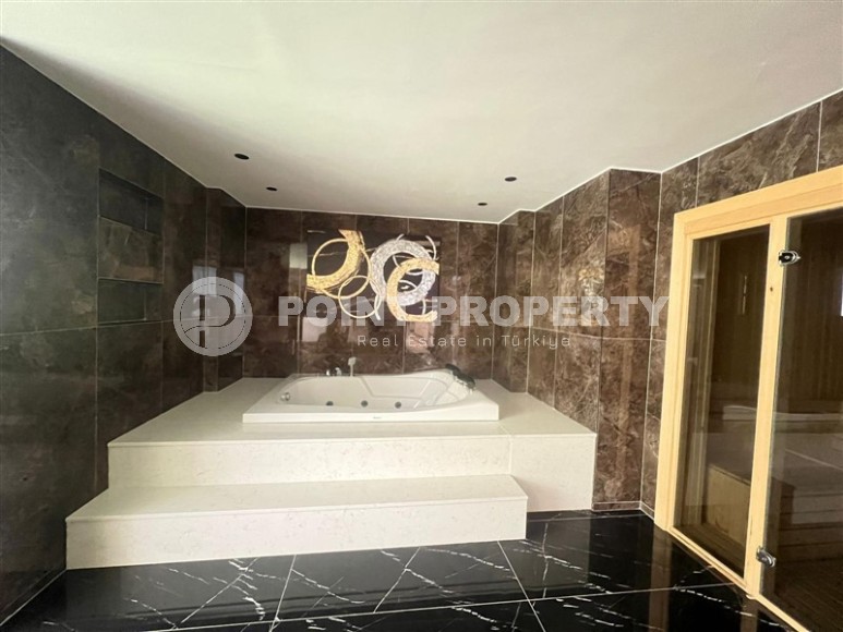 Меблированный дуплекс 100 м² в Оба: 250 м до моря с великолепным видом-id-8611-фото-22