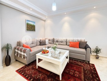 Квартира 1+1, с мебелью и бытовой техникой, в 500 метрах от моря, в центре района Тосмур-id-6687-фото-2