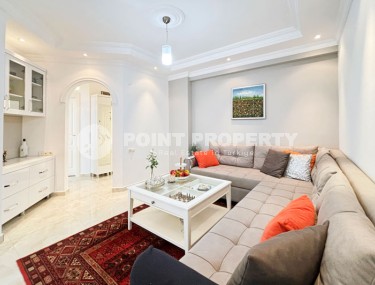 Квартира 1+1, с мебелью и бытовой техникой, в 500 метрах от моря, в центре района Тосмур-id-6687-фото-3