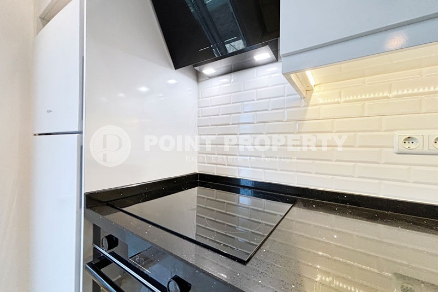 Квартира 1+1, с мебелью и бытовой техникой, в 500 метрах от моря, в центре района Тосмур-id-6687-фото-9