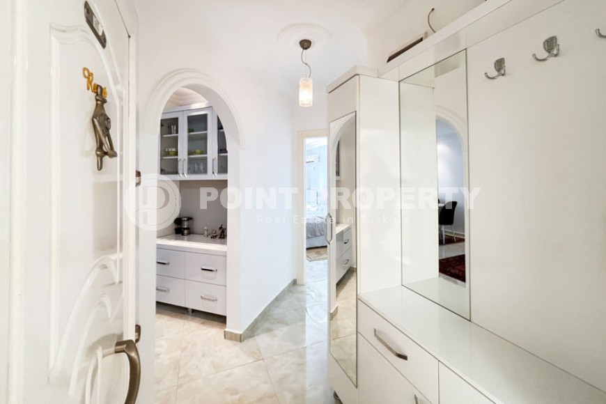 Квартира 1+1, с мебелью и бытовой техникой, в 500 метрах от моря, в центре района Тосмур-id-6687-фото-15