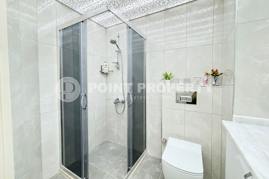 Квартира 1+1, с мебелью и бытовой техникой, в 500 метрах от моря, в центре района Тосмур-id-6687-фото-18