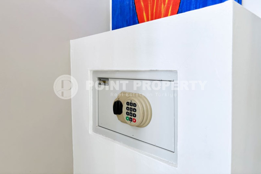 Квартира 1+1, с мебелью и бытовой техникой, в 500 метрах от моря, в центре района Тосмур-id-6687-фото-20