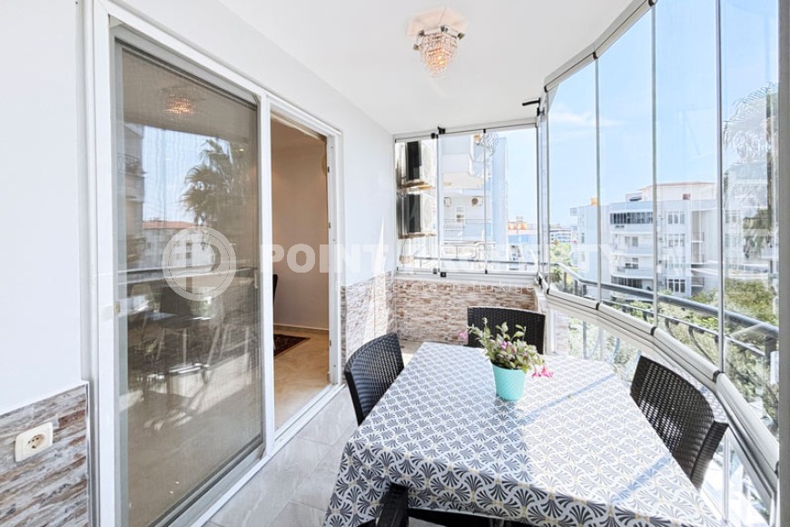 Квартира 1+1, с мебелью и бытовой техникой, в 500 метрах от моря, в центре района Тосмур-id-6687-фото-22