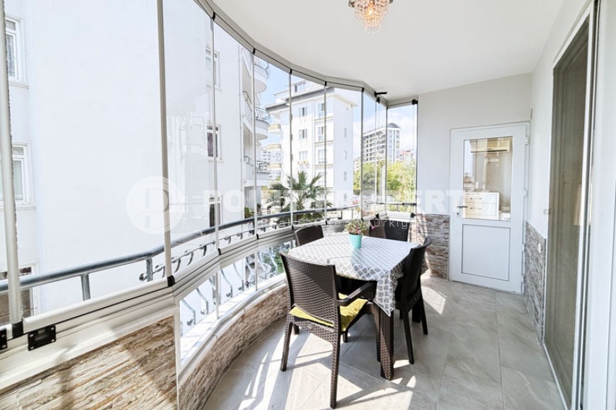 Квартира 1+1, с мебелью и бытовой техникой, в 500 метрах от моря, в центре района Тосмур-id-6687-фото-23