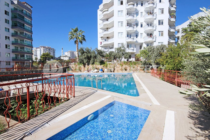 Квартира 1+1, с мебелью и бытовой техникой, в 500 метрах от моря, в центре района Тосмур-id-6687-фото-28