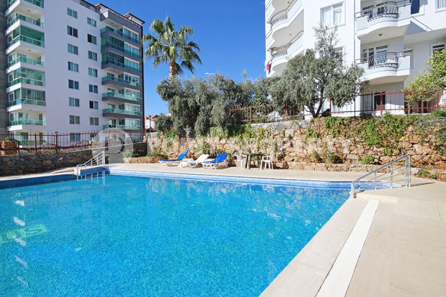 Квартира 1+1, с мебелью и бытовой техникой, в 500 метрах от моря, в центре района Тосмур-id-6687-фото-32