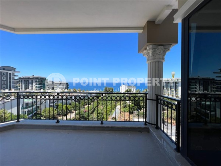 Видовая трехкомнатная квартира, 100м², в комплексе премиум класса у моря, в Каргыджаке, Алания-id-1674-фото-2