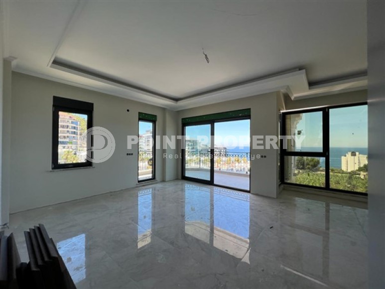 Видовая трехкомнатная квартира, 100м², в комплексе премиум класса у моря, в Каргыджаке, Алания-id-1674-фото-4