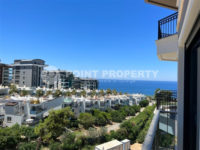 Видовая трехкомнатная квартира, 100м², в комплексе премиум класса у моря, в Каргыджаке, Алания-id-1674-фото-10