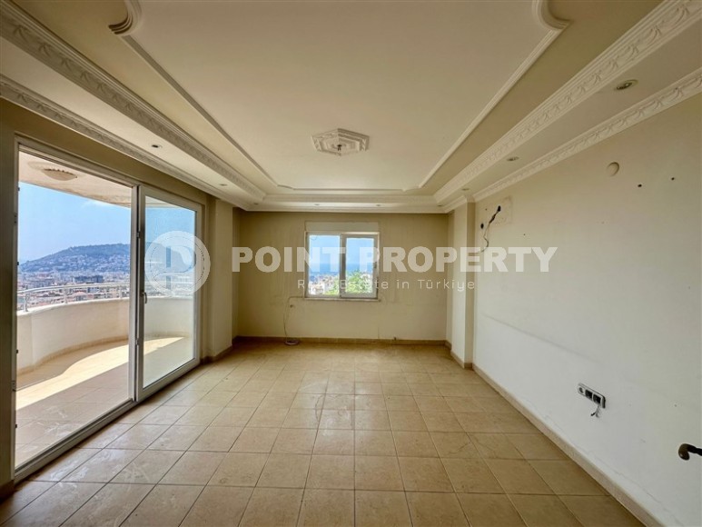 Дуплекс 110 м² в центре Аланьи с потрясающим видом на море, ВНЖ-id-8640-фото-3