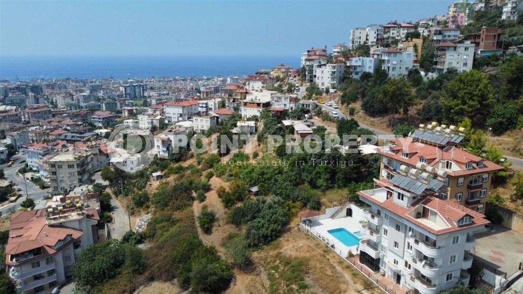 Дуплекс 110 м² в центре Аланьи с потрясающим видом на море, ВНЖ-id-8640-фото-17