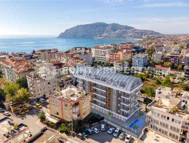 Двухкомнатная квартира, 50м², в комплексе на этапе строительства в центре Алании, 150м от пляжа Кейкубат-id-1676-фото-4