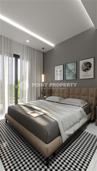 Двухкомнатная квартира, 50м², в комплексе на этапе строительства в центре Алании, 150м от пляжа Кейкубат-id-1676-фото-12