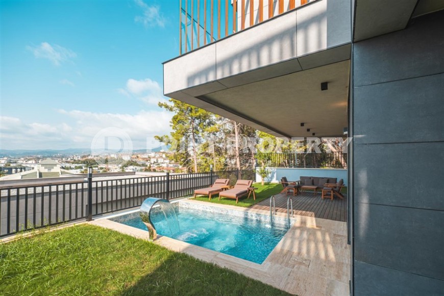 Виллы  в Аланьи, в районе Конаклы.-id-1053-фото-13