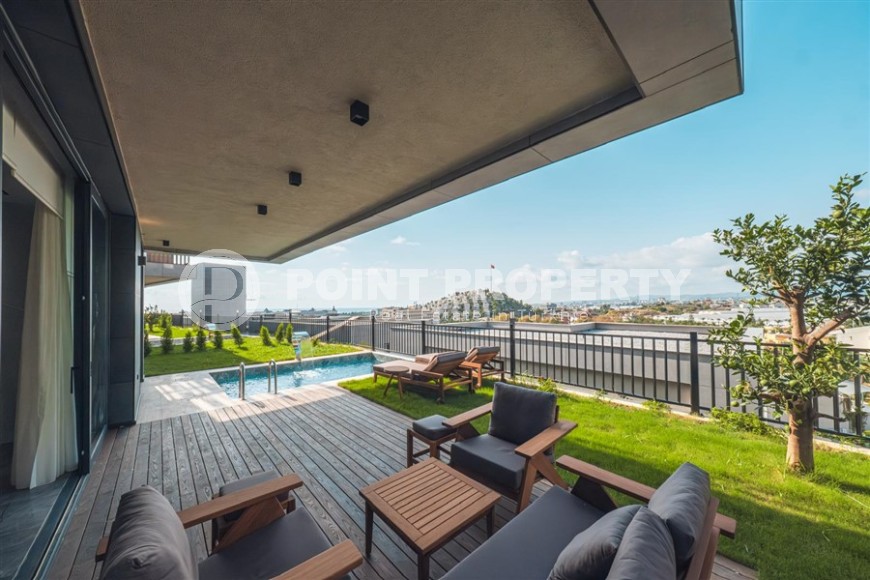 Виллы  в Аланьи, в районе Конаклы.-id-1053-фото-18