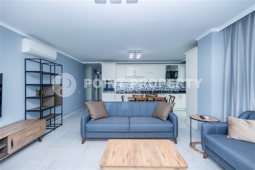 Furnished apartment 110 m² on the beach with panoramic sea view in Kargicak-id-8705-photo-3