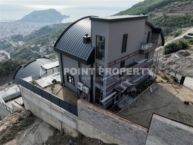 Luxury villas under construction in the center of Alanya, the possibility of obtaining Turkish citizenship-id-1148-photo-2