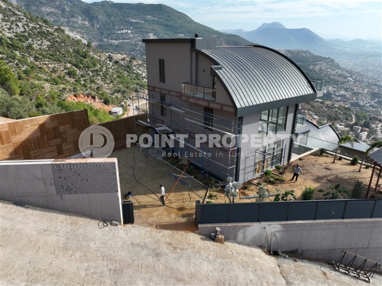 Luxury villas under construction in the center of Alanya, the possibility of obtaining Turkish citizenship-id-1148-photo-6