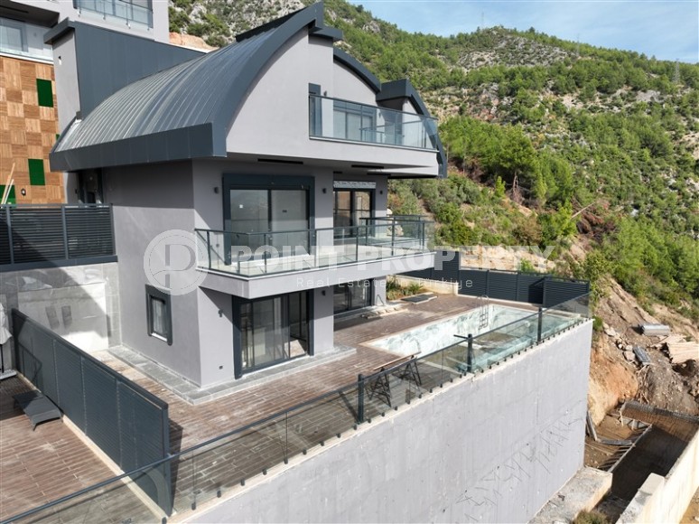 Luxury villas under construction in the center of Alanya, the possibility of obtaining Turkish citizenship-id-1148-photo-9