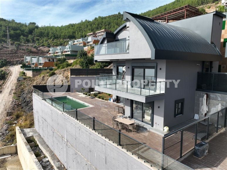 Luxury villas under construction in the center of Alanya, the possibility of obtaining Turkish citizenship-id-1148-photo-10