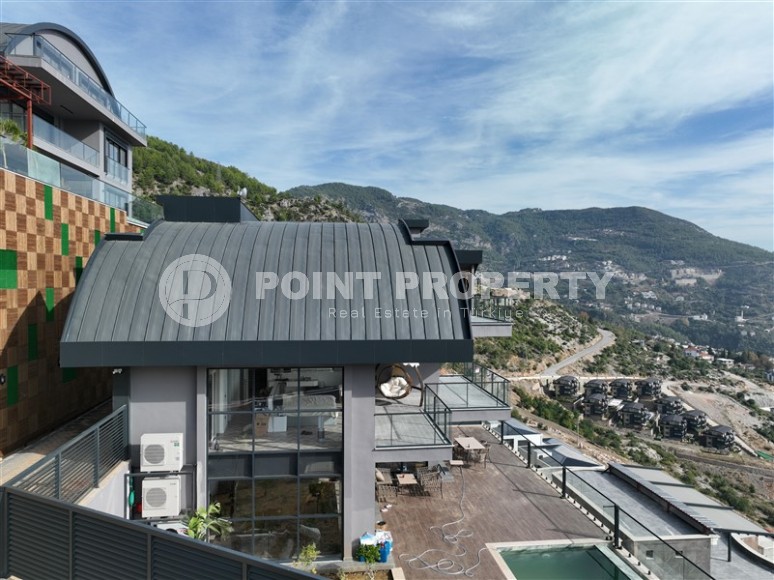 Luxury villas under construction in the center of Alanya, the possibility of obtaining Turkish citizenship-id-1148-photo-12