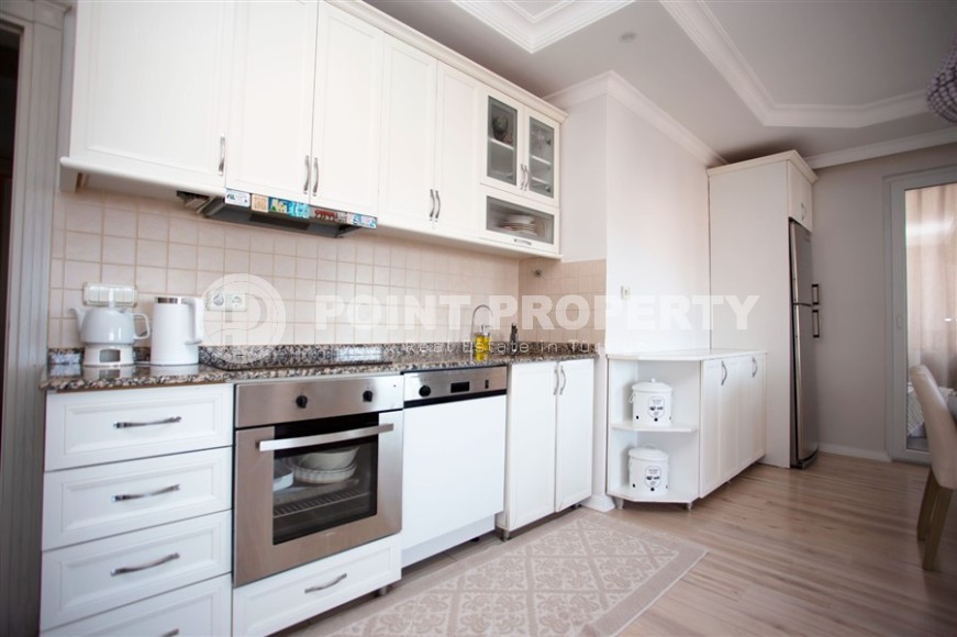 Просторная квартира 120 м² с видом на море в Тосмуре, ВНЖ-id-8737-фото-6