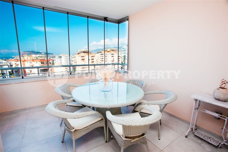 Просторная квартира 120 м² с видом на море в Тосмуре, ВНЖ-id-8737-фото-14