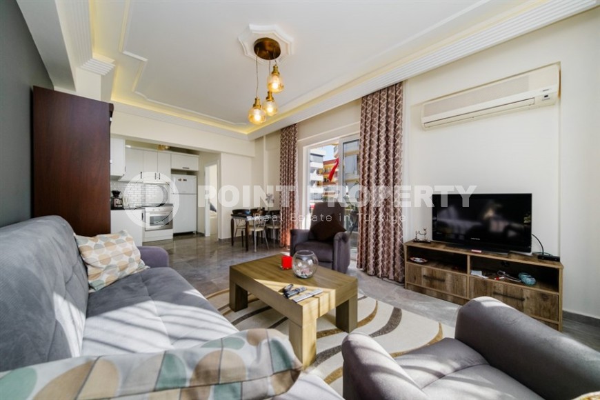 Уютная квартира 75 м² в центре Аланьи рядом с пляжем Клеопатры-id-8757-фото-3