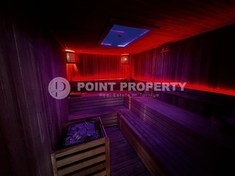 Просторная квартира 65 м² с застекленным балконом в Махмутларе, рядом с морем-id-8767-фото-10