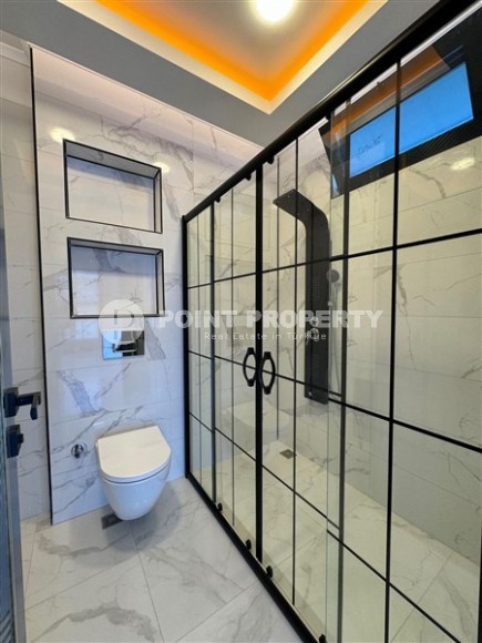 Трехэтажная вилла 460м2, с личным бассейном в Каргыджаке, 1300м до Средиземного моря-id-2384-фото-30