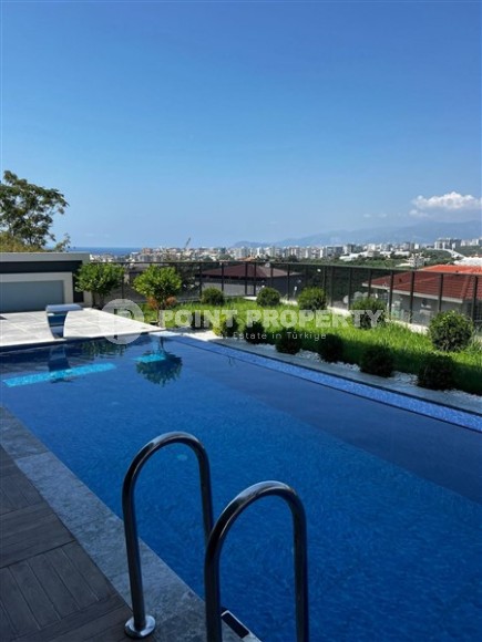 Трехэтажная вилла 460м2, с личным бассейном в Каргыджаке, 1300м до Средиземного моря-id-2384-фото-32