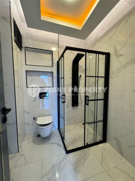 Трехэтажная вилла 460м2, с личным бассейном в Каргыджаке, 1300м до Средиземного моря-id-2384-фото-33