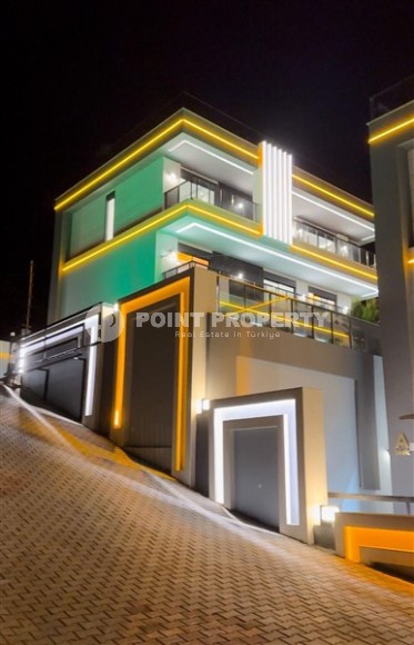 Трехэтажная вилла 460м2, с личным бассейном в Каргыджаке, 1300м до Средиземного моря-id-2384-фото-38