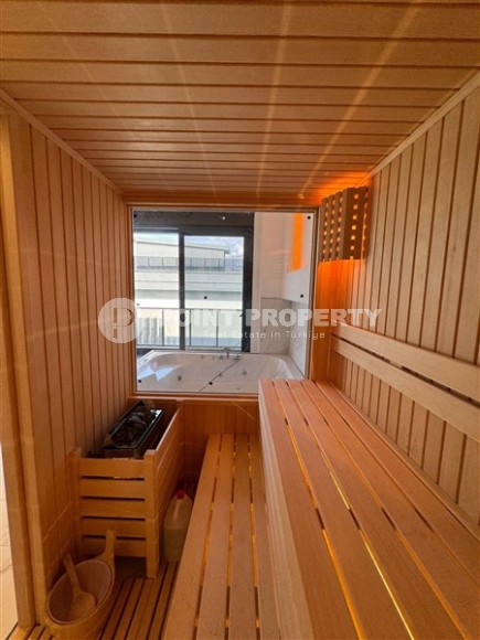 Трехэтажная вилла 460м2, с личным бассейном в Каргыджаке, 1300м до Средиземного моря-id-2384-фото-43