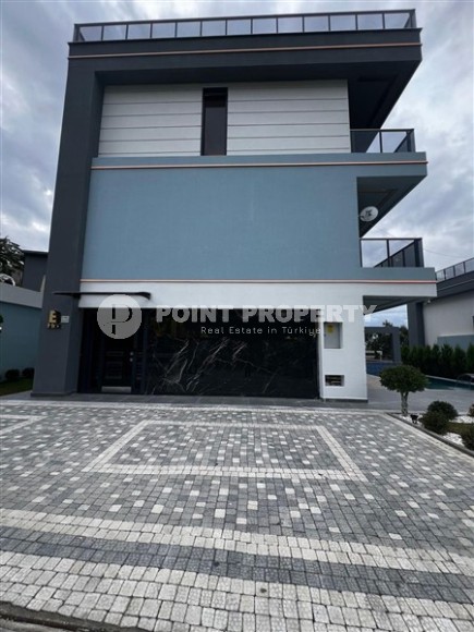 Трехэтажная вилла 460м2, с личным бассейном в Каргыджаке, 1300м до Средиземного моря-id-2384-фото-47