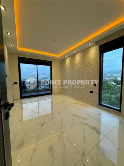 Трехэтажная вилла 460м2, с личным бассейном в Каргыджаке, 1300м до Средиземного моря-id-2384-фото-54