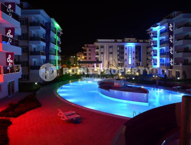 Ухоженная двухкомнатная квартира, 70м², в элитном комплексе в 250м от моря в Кестеле, Алания-id-1686-фото-3