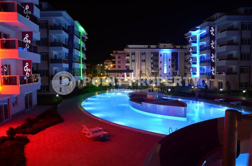 Ухоженная двухкомнатная квартира, 70м², в элитном комплексе в 250м от моря в Кестеле, Алания-id-1686-фото-3