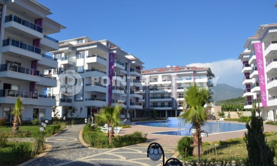 Ухоженная двухкомнатная квартира, 70м², в элитном комплексе в 250м от моря в Кестеле, Алания-id-1686-фото-5