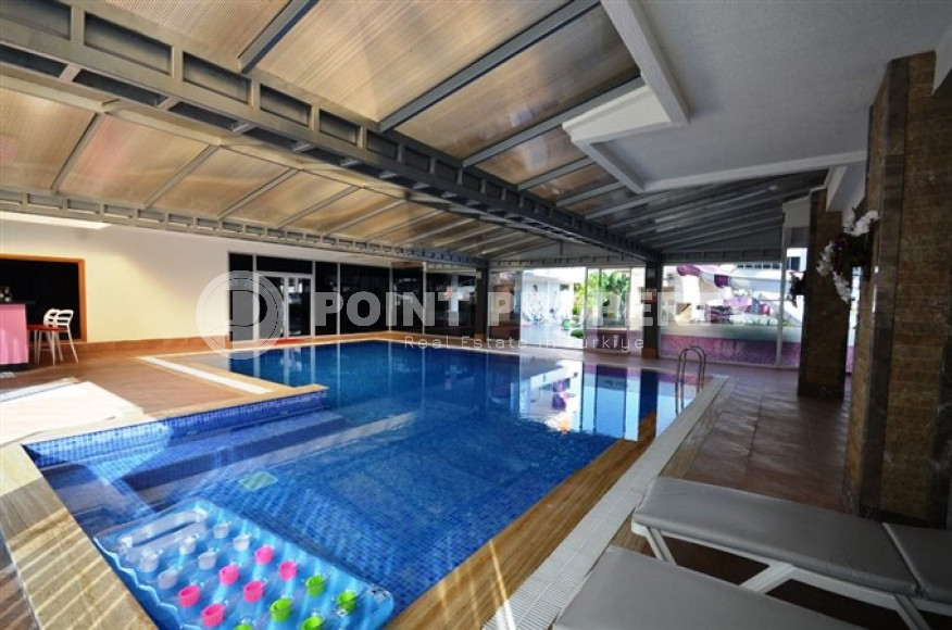 Ухоженная двухкомнатная квартира, 70м², в элитном комплексе в 250м от моря в Кестеле, Алания-id-1686-фото-7